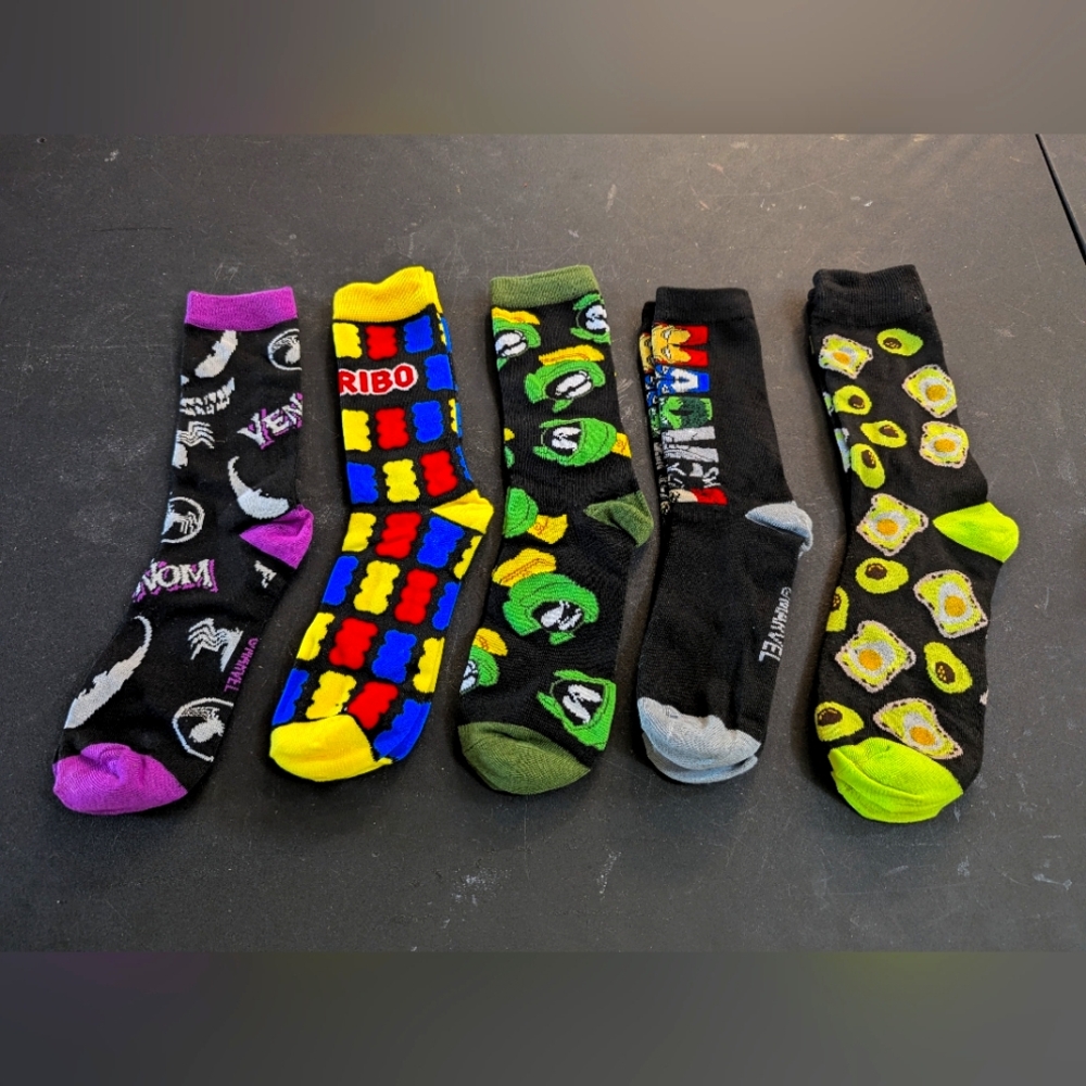 Graphic Cartoon Socks